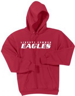 Youth/Adult Ultimate Pullover Hooded Sweatshirt, Red